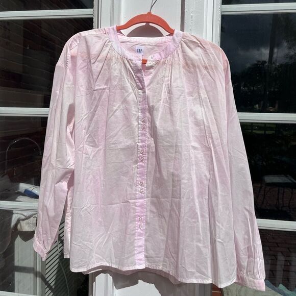 GAP Cotton Tie Dye Tunic Blouse - Picture 1 of 6